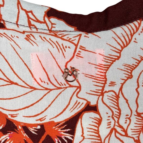 Maaji WONDERLAND DREAMS Tunic Dress Sz L Coverup Asian Floral Beach - Picture 11 of 16